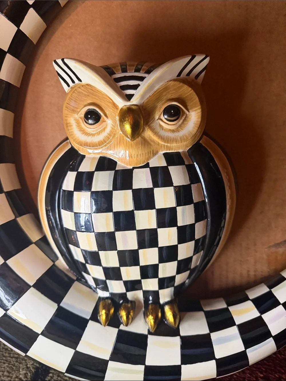 MacKenzie-Childs Cosmique Owl 🦉 Wall Decor